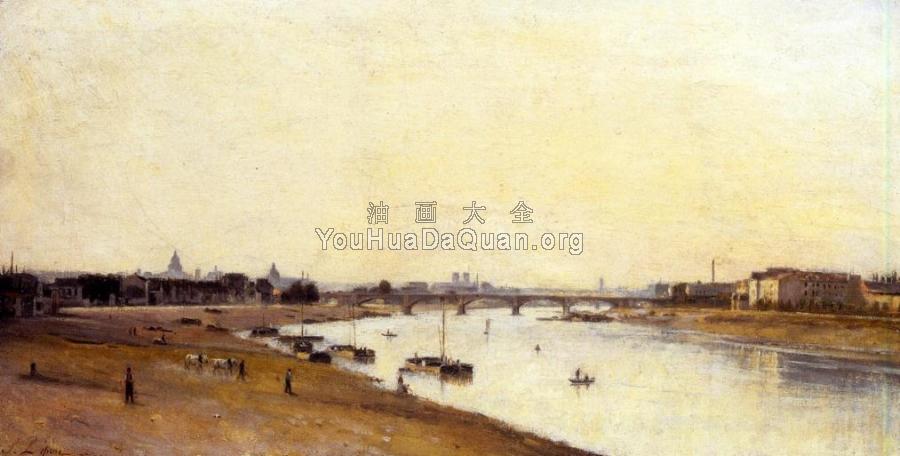 The Pont National as Seen from Quai d'Ivry, Paris - 斯坦尼斯·拉勒平